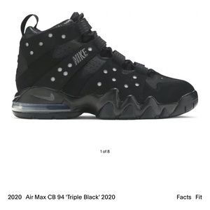 Air Max CB 94 'Triple Black' 2020 - check Goat & StockX prices.
